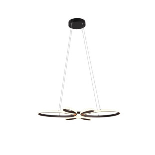 Lampa wisząca Fly LED czarna Trio - Nowoczesny design