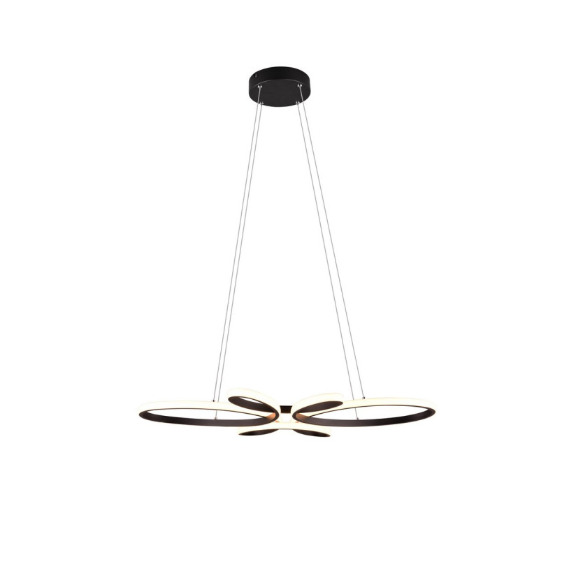 Lampa wisząca Fly LED czarna Trio - Nowoczesny design