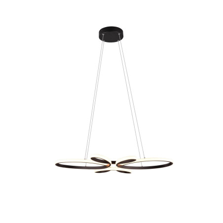 Lampa wisząca Fly LED czarna Trio - Nowoczesny design