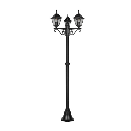 Latarnia zewnętrzna Trio Livenza III | Retro, czarny mat, 200cm