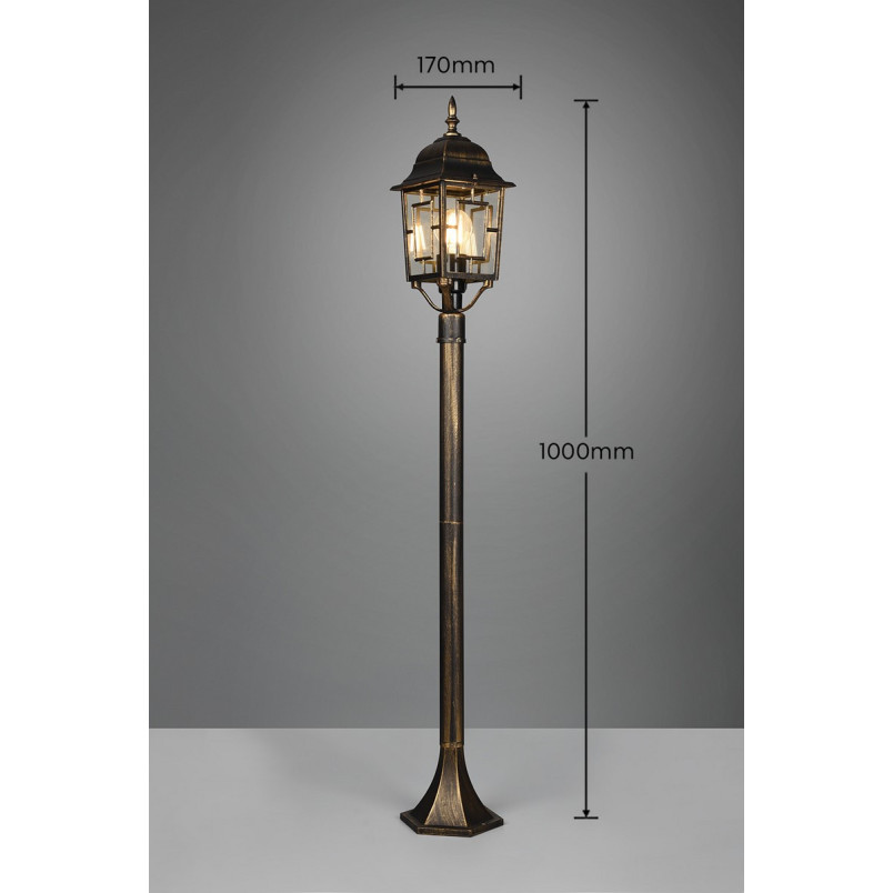 Lampa zewnętrzna Trio Volturno - rdzawy antyczny | Kup online