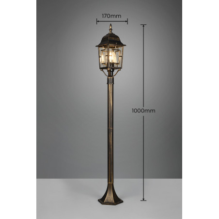 Lampa zewnętrzna Trio Volturno - rdzawy antyczny | Kup online