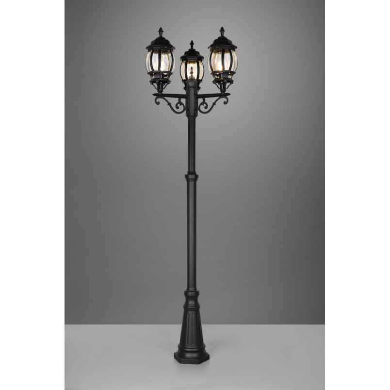 Lampa zewnętrzna Trio Elvo III | 240cm | Czarny mat