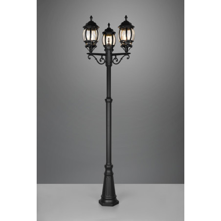 Lampa zewnętrzna Trio Elvo III | 240cm | Czarny mat