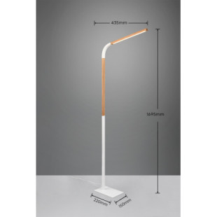 Lampa podłogowa LED Norris Trio - Nowoczesny design, ściemniacz
