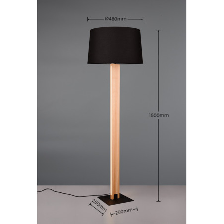 Lampa podłogowa Rahul Trio - Nowoczesny design, 150cm