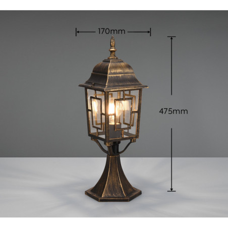 Lampa zewnętrzna Trio Volturno - rdzawe wykończenie | Sklep z lampami