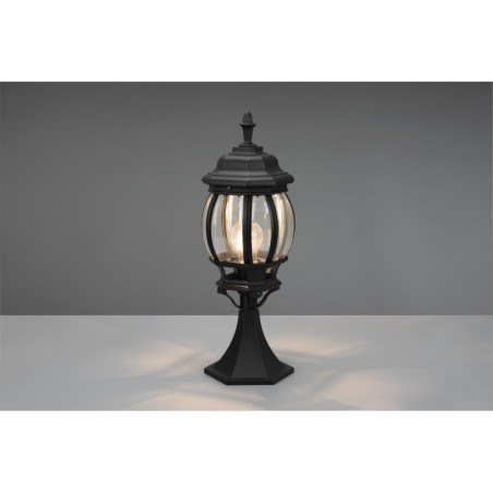 Lampa zewnętrzna Elvo - czarny mat | Trio - Ogród w stylu retro