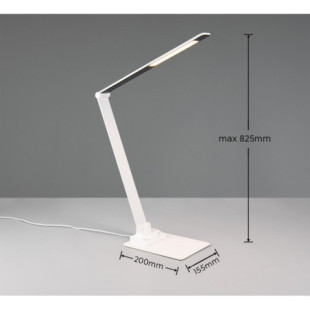 Lampa biurkowa LED Trio Travis - Nowoczesny design z USB