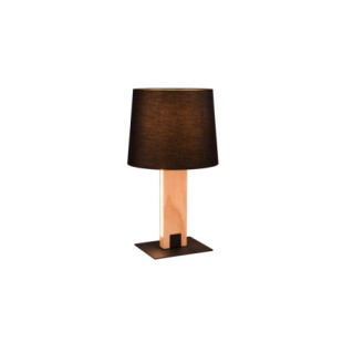 Lampa stołowa Rahul Trio - Nowoczesny design, czarny abażur