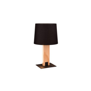 Lampa stołowa Rahul Trio - Nowoczesny design, czarny abażur