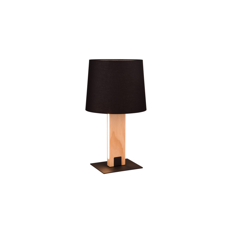 Lampa stołowa Rahul Trio - Nowoczesny design, czarny abażur