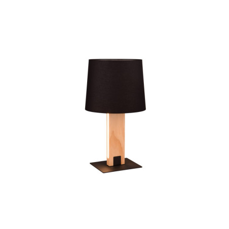 Lampa stołowa Rahul Trio - Nowoczesny design, czarny abażur