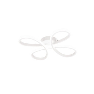Plafon nowoczesny Fly LED 4000K 40cm biały Trio