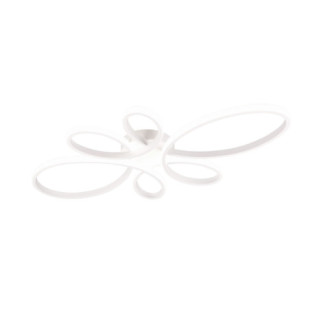 Plafon nowoczesny Fly LED 4000K 83cm biały Trio