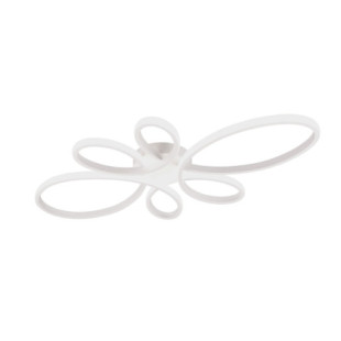 Plafon nowoczesny Fly LED 4000K 83cm biały Trio