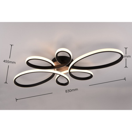Plafon LED Trio Fly - Nowoczesny design, ściemnianie