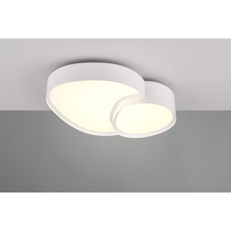 Plafon LED Rise Trio z pilotem | Nowoczesne oświetlenie