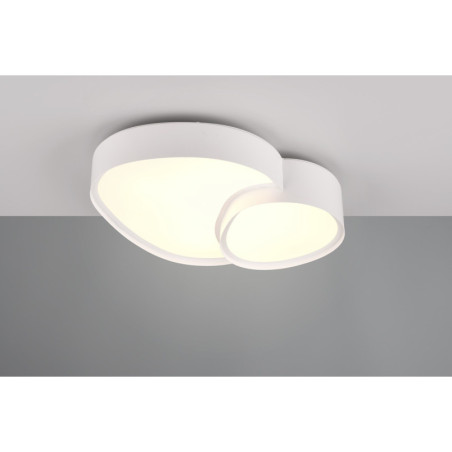 Plafon LED Rise Trio z pilotem | Nowoczesne oświetlenie