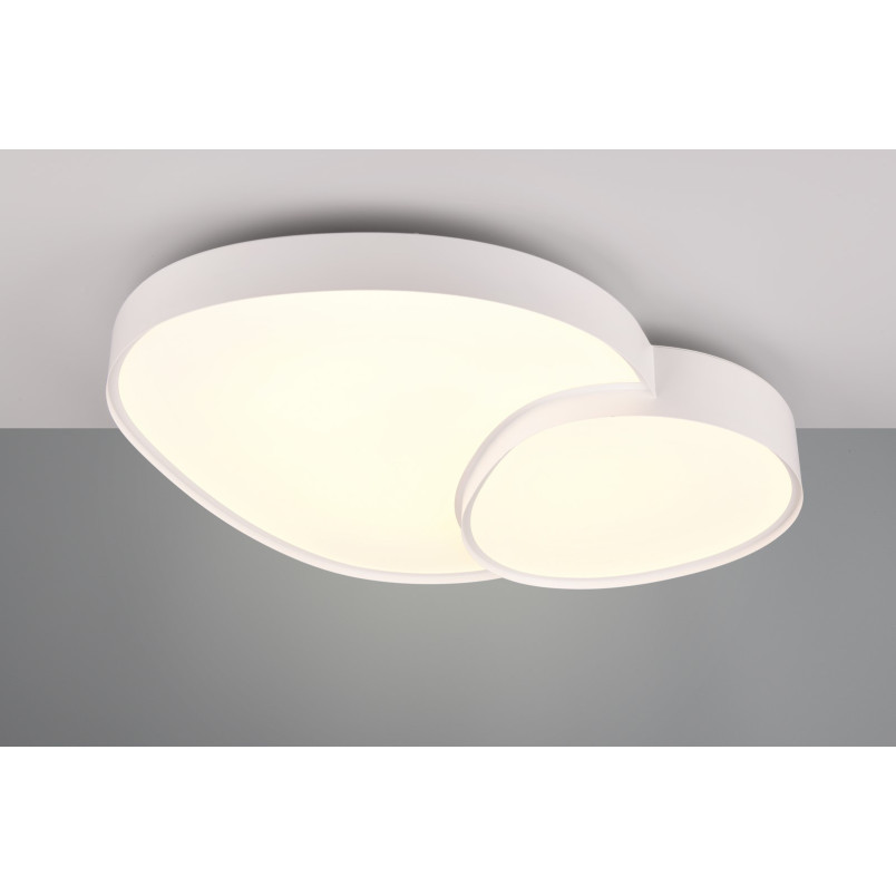 Plafon LED Rise Trio z pilotem | Nowoczesne oświetlenie