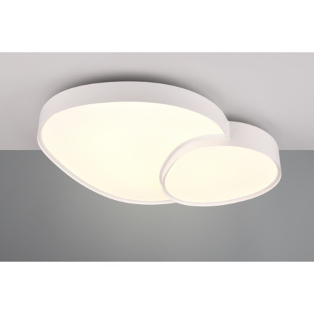 Plafon LED Rise Trio z pilotem | Nowoczesne oświetlenie