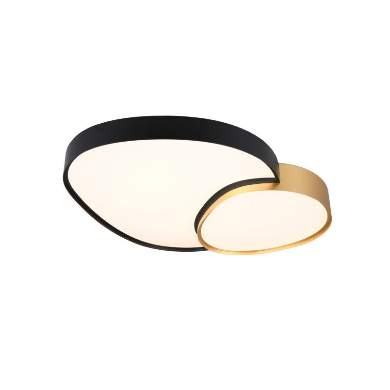 Plafon Rise LED Trio - Nowoczesny design, pilot w zestawie