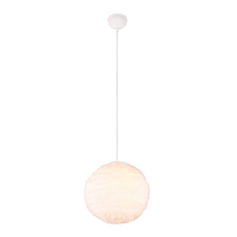 Lampa wisząca Furry, beżowa, Reality | Design i Komfort
