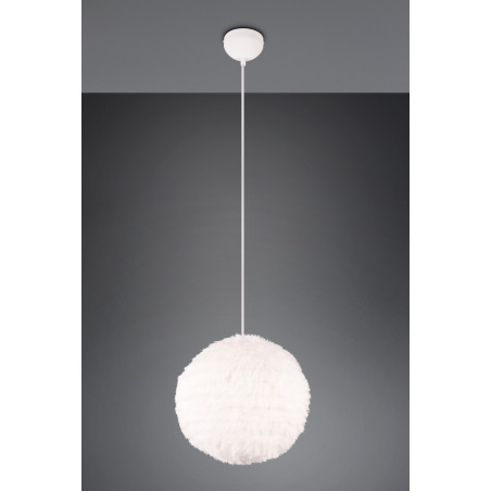 Lampa wisząca Furry, beżowa, Reality | Design i Komfort