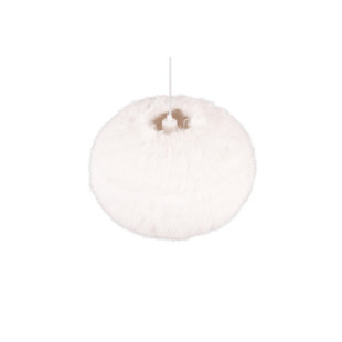 Lampa wisząca Furry - Beżowa kula | Reality