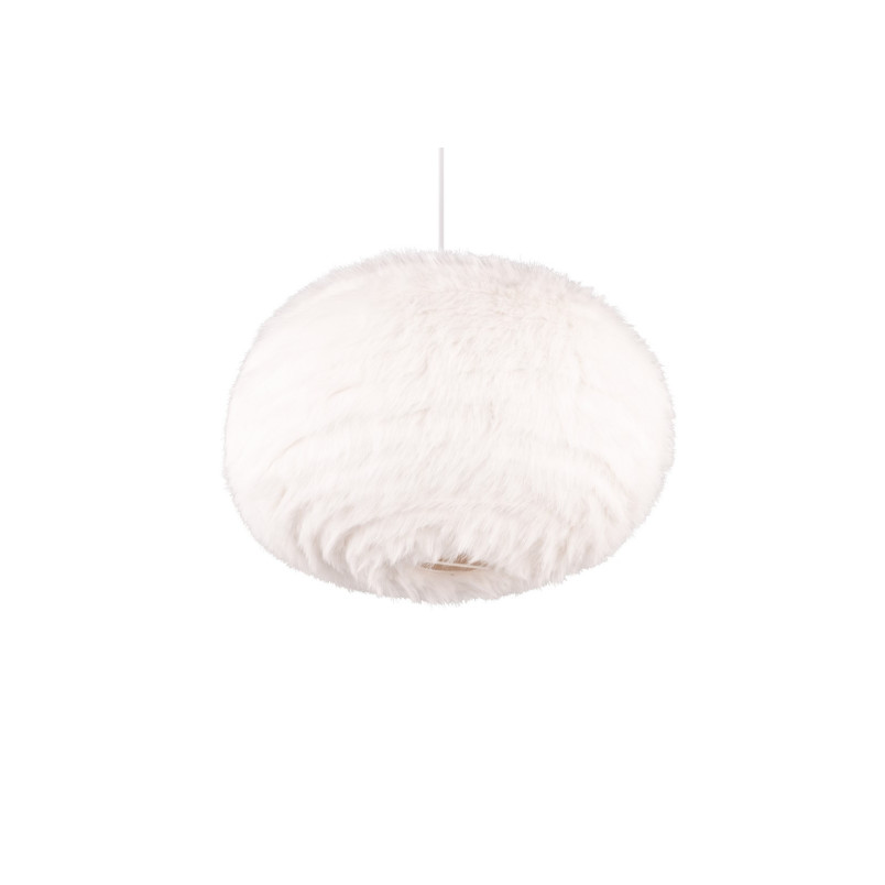 Lampa wisząca Furry - Beżowa kula | Reality