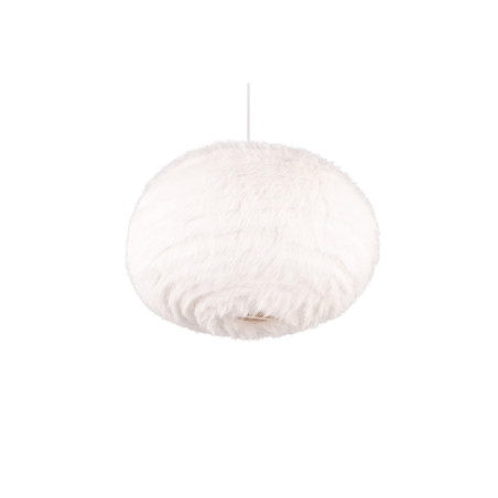 Lampa wisząca Furry - Beżowa kula | Reality