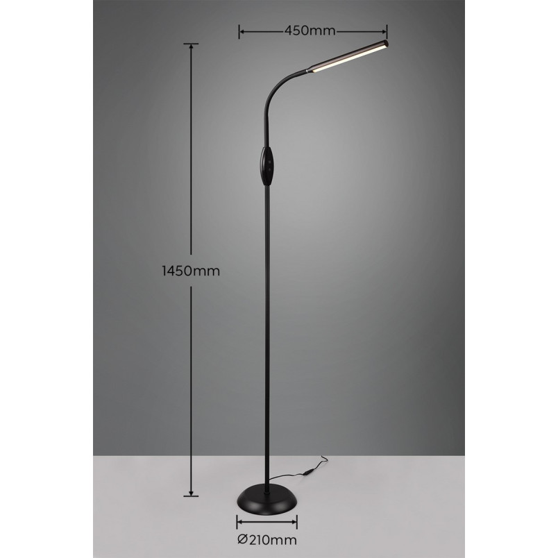 Lampa podłogowa LED Toro | Ściemniacz, Regulacja Barwy | Reality