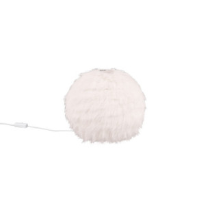 Lampa stołowa futrzana kula Furry 30cm piaskowa Reality