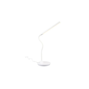 Lampa biurkowa z regulacją światła Toro LED biała Reality