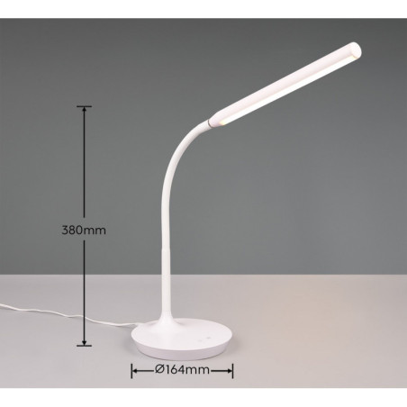 Lampa biurkowa LED Toro | Regulacja światła | Reality
