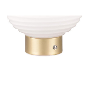 Lampa stołowa Pearl LED biała/mosiądz Reality | Sklep z lampami