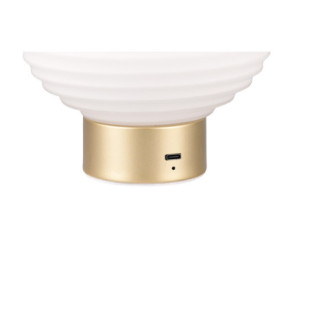 Lampa stołowa Pearl LED biała/mosiądz Reality | Sklep z lampami