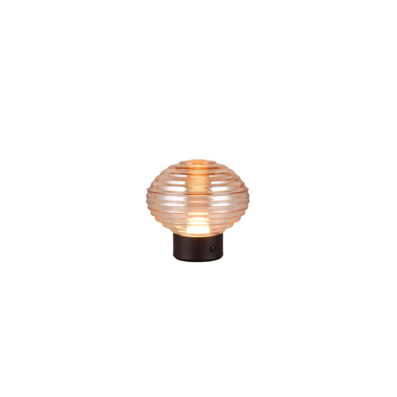 Lampa stołowa szklana retro Pearl Reality - Loft, LED