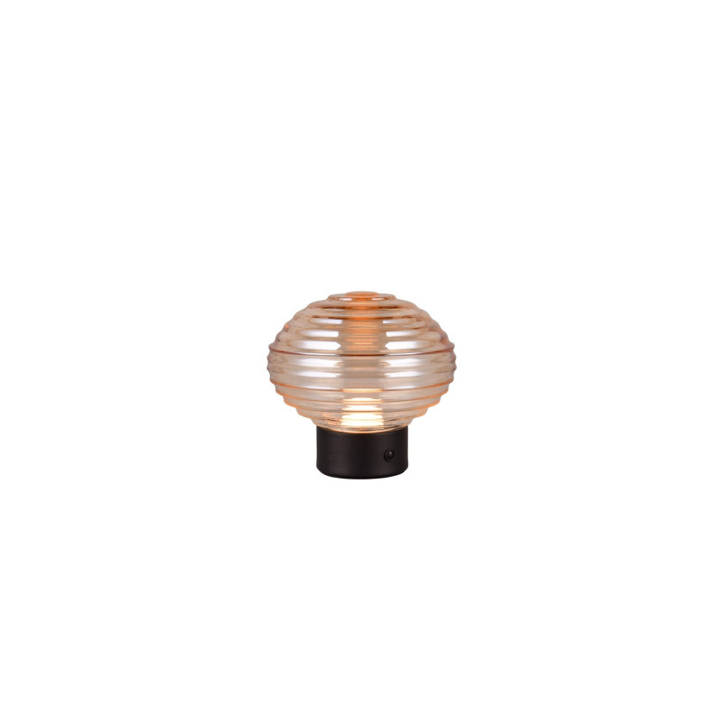 Lampa stołowa szklana retro Pearl Reality - Loft, LED