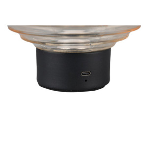 Lampa stołowa szklana retro Pearl Reality - Loft, LED