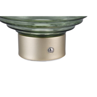 Lampa stołowa szklana Pearl zielona - Reality | Elegancki design