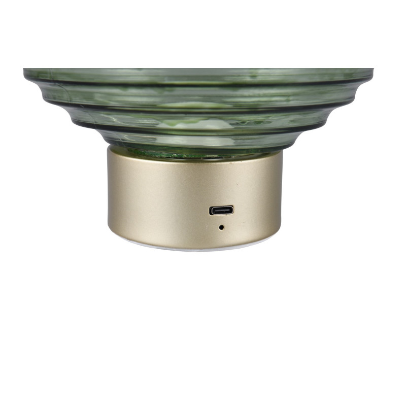 Lampa stołowa szklana Pearl zielona - Reality | Elegancki design