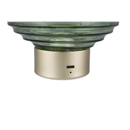Lampa stołowa szklana Pearl zielona - Reality | Elegancki design