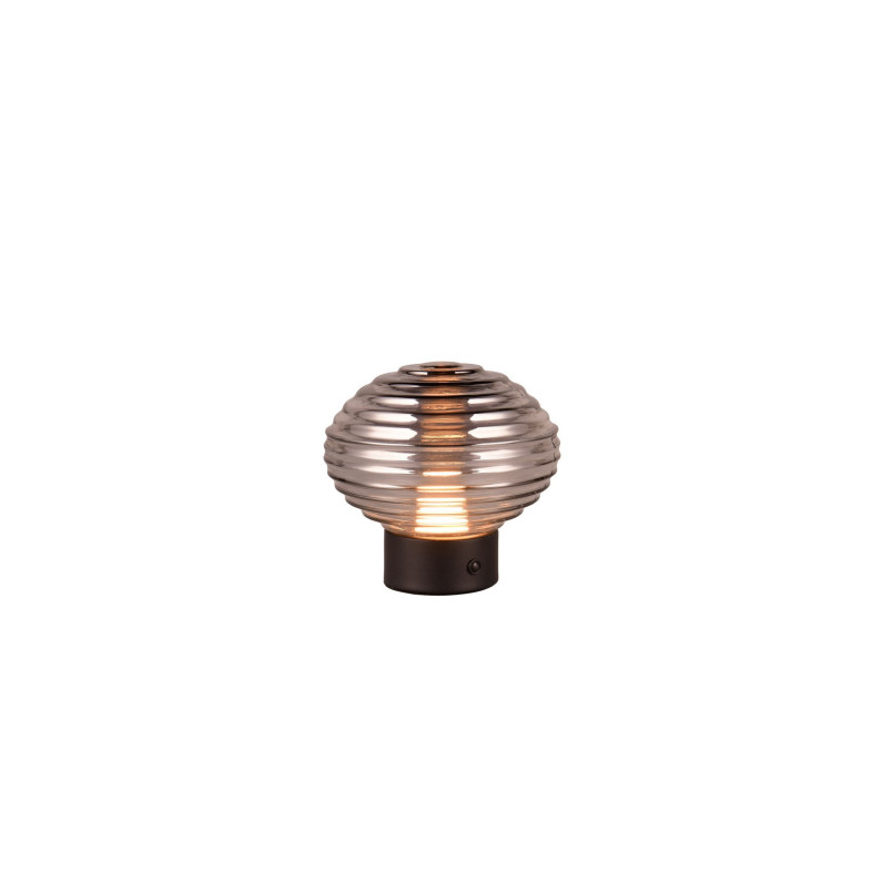 Lampa stołowa szklana Reality Pearl LED - Retro Design
