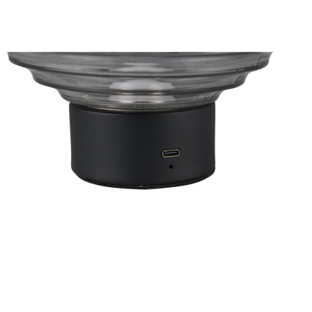 Lampa stołowa szklana Reality Pearl LED - Retro Design