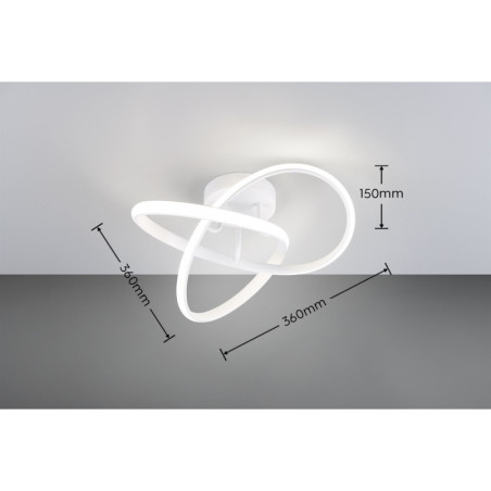 Plafon LED Reality Meo 40cm - Nowoczesny design | Sklep z lampami