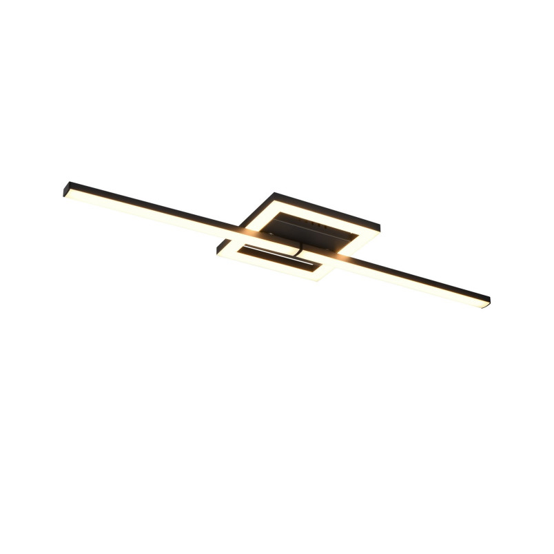 Plafon LED Viale Reality - Nowoczesny, Regulowany, Czarny Mat