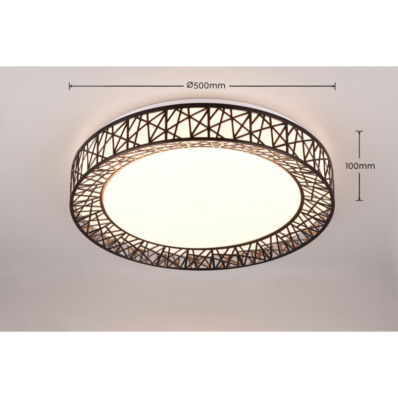Plafon LED Cluster 48cm z pilotem - Reality | Oświetlenie