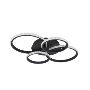 Plafon LED Cires czarny Reality | Nowoczesny design