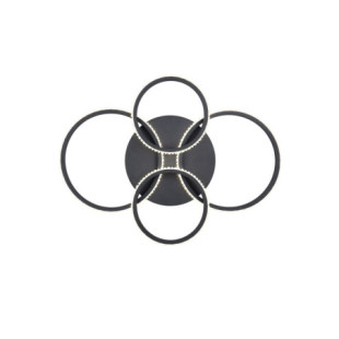Plafon LED Cires czarny Reality | Nowoczesny design